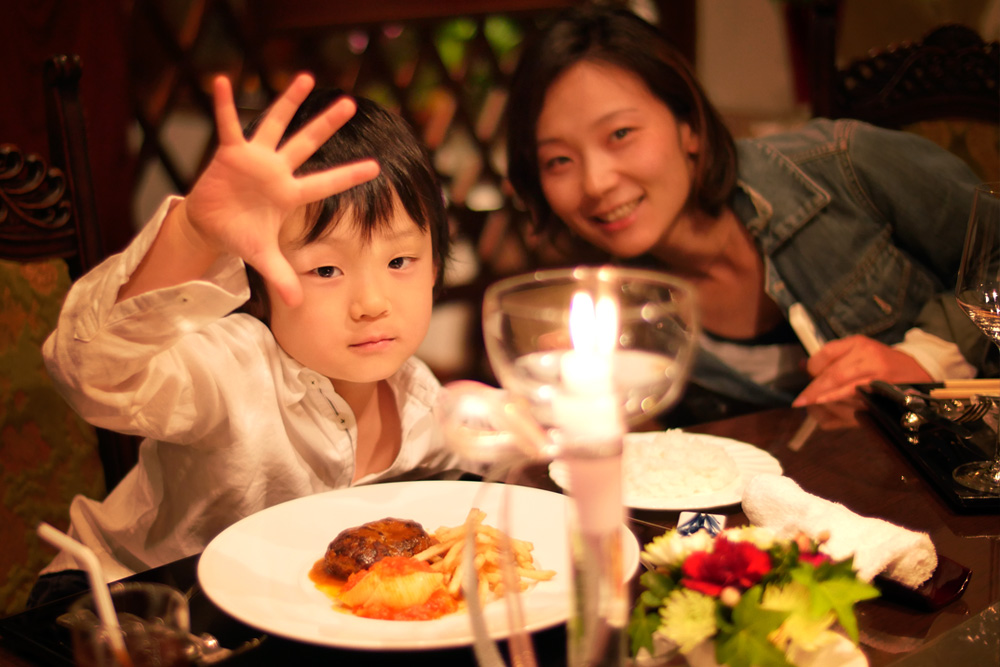 息子５歳の誕生日 湘南の潮風感じる小さなおうち